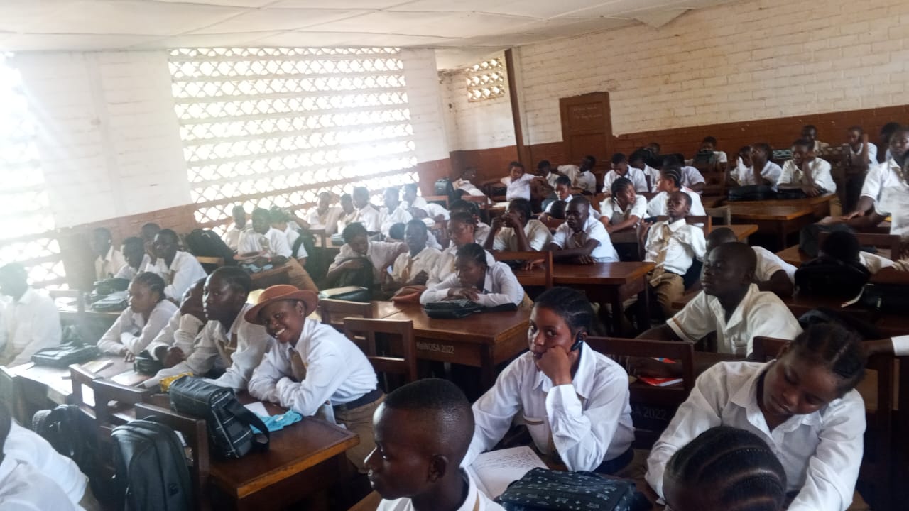 Students participating in a classroom session
